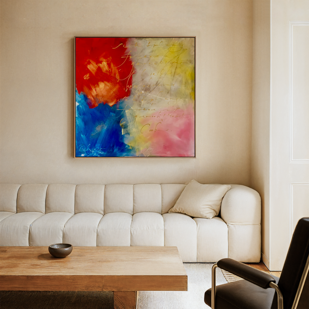 Gemälde an einer Wand